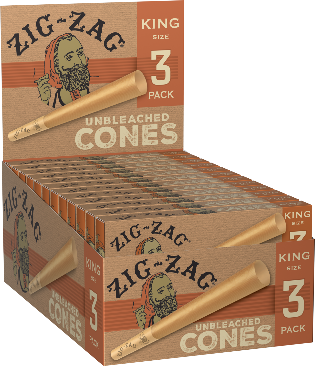 ZIG ZAG PAPER CONES