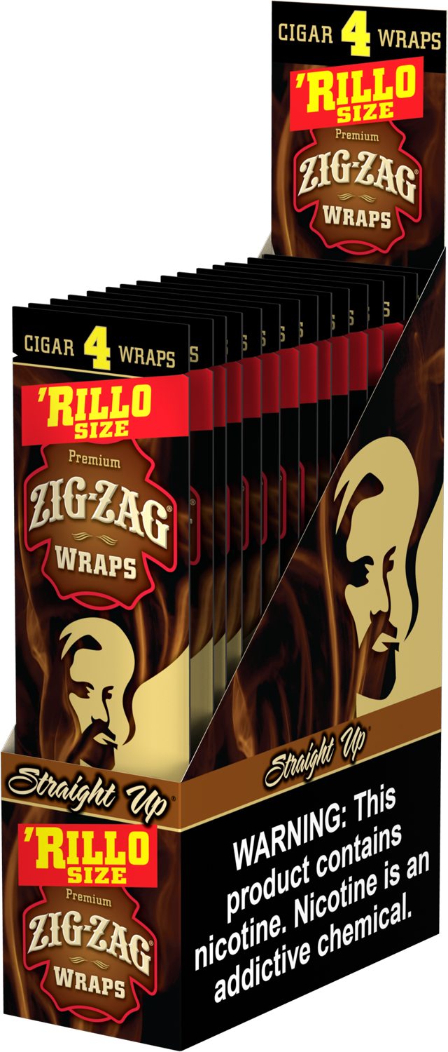 ZIG ZAG CIGARILLO WRAPS 4 PACKS