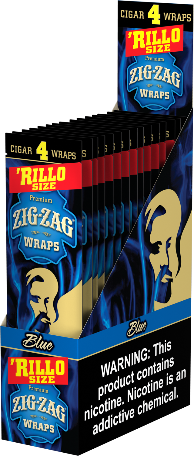 ZIG ZAG CIGARILLO WRAPS 4 PACKS