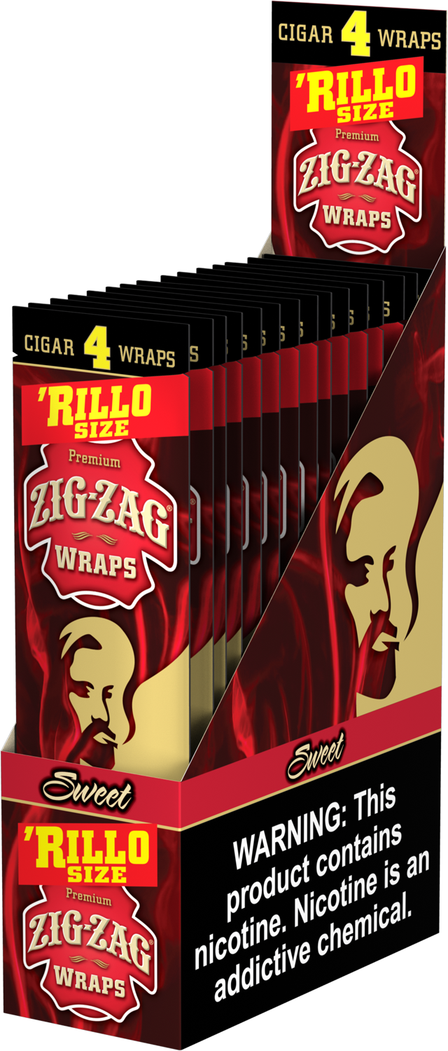 ZIG ZAG CIGARILLO WRAPS 4 PACKS