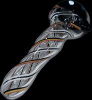DIAMOND GOLD GLASS- Hand Pipes