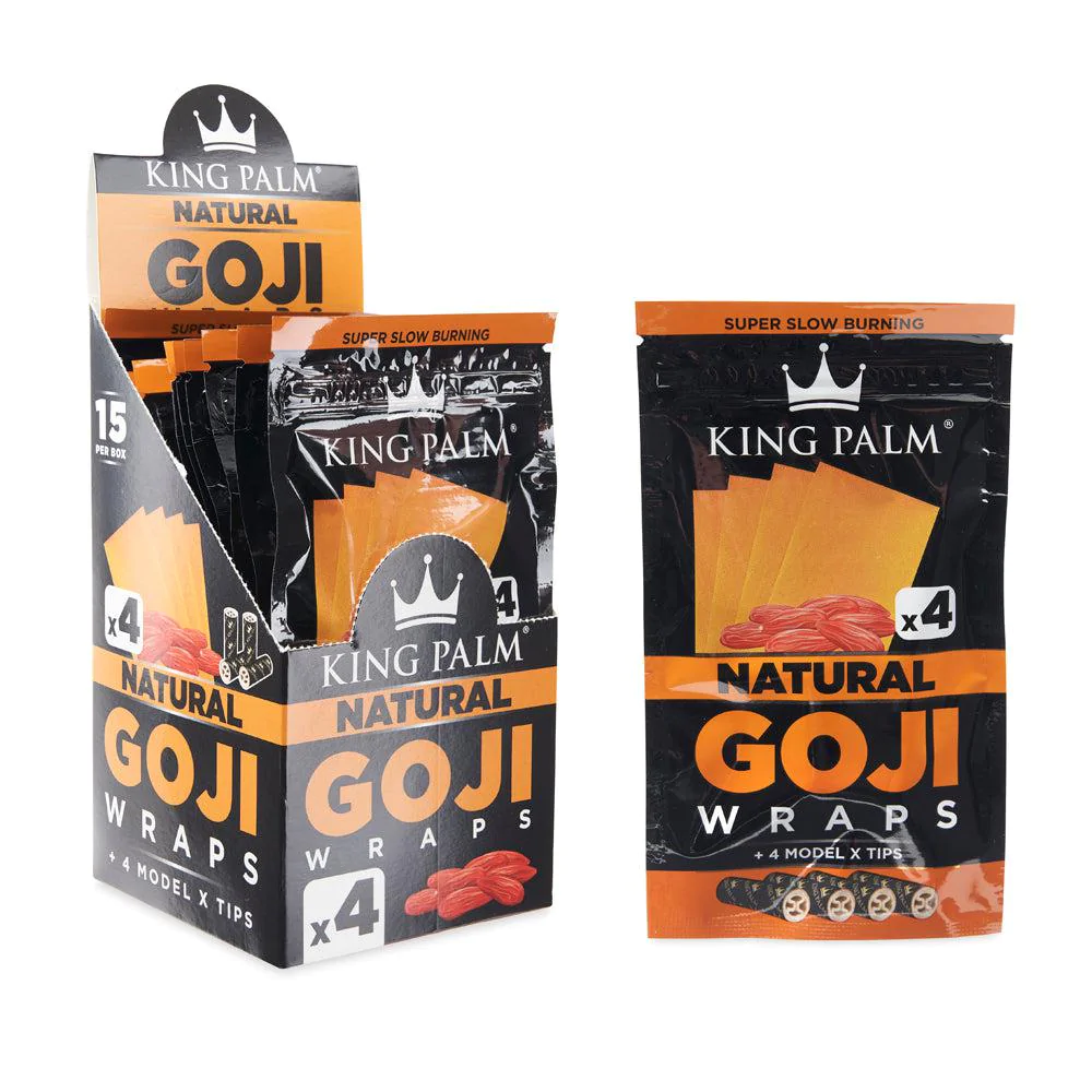 KING PALM CONES- GOJI W/TIPS 4 Packs