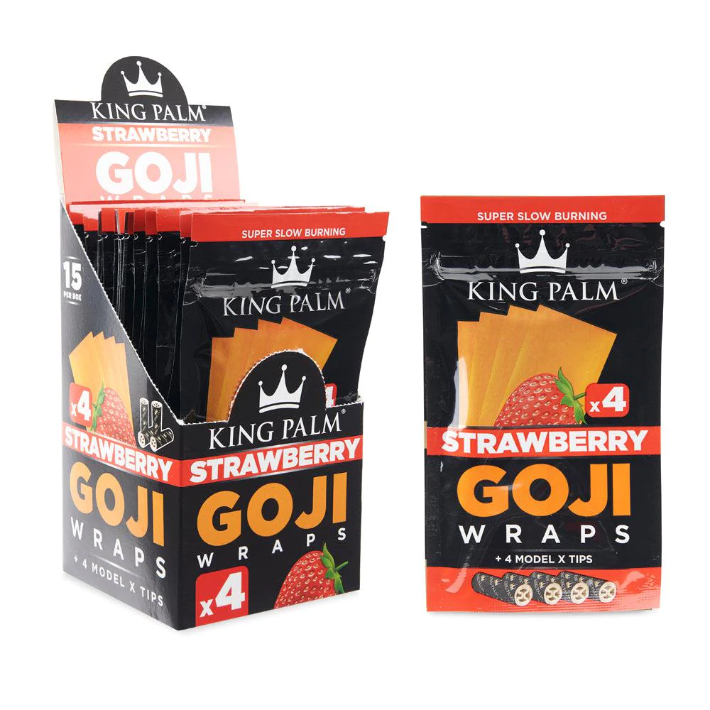 KING PALM CONES- GOJI W/TIPS 4 Packs