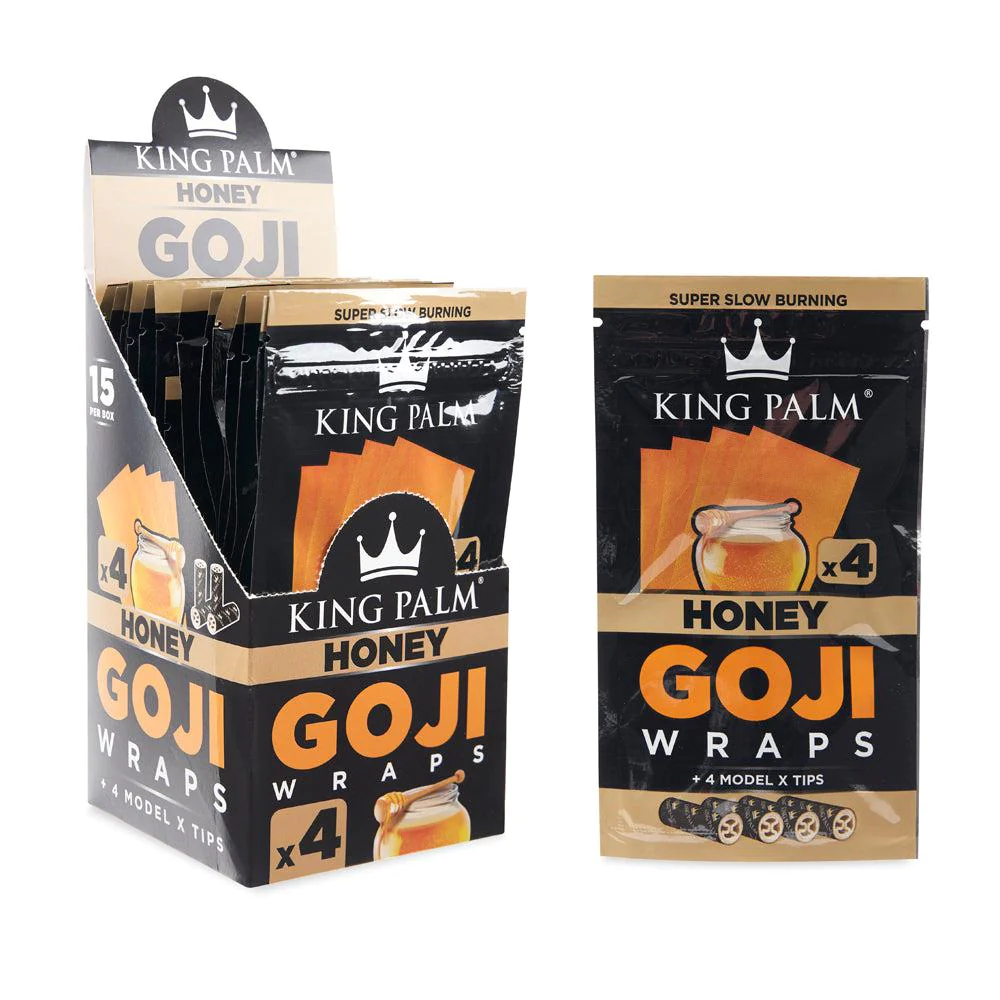 KING PALM CONES- GOJI W/TIPS 4 Packs