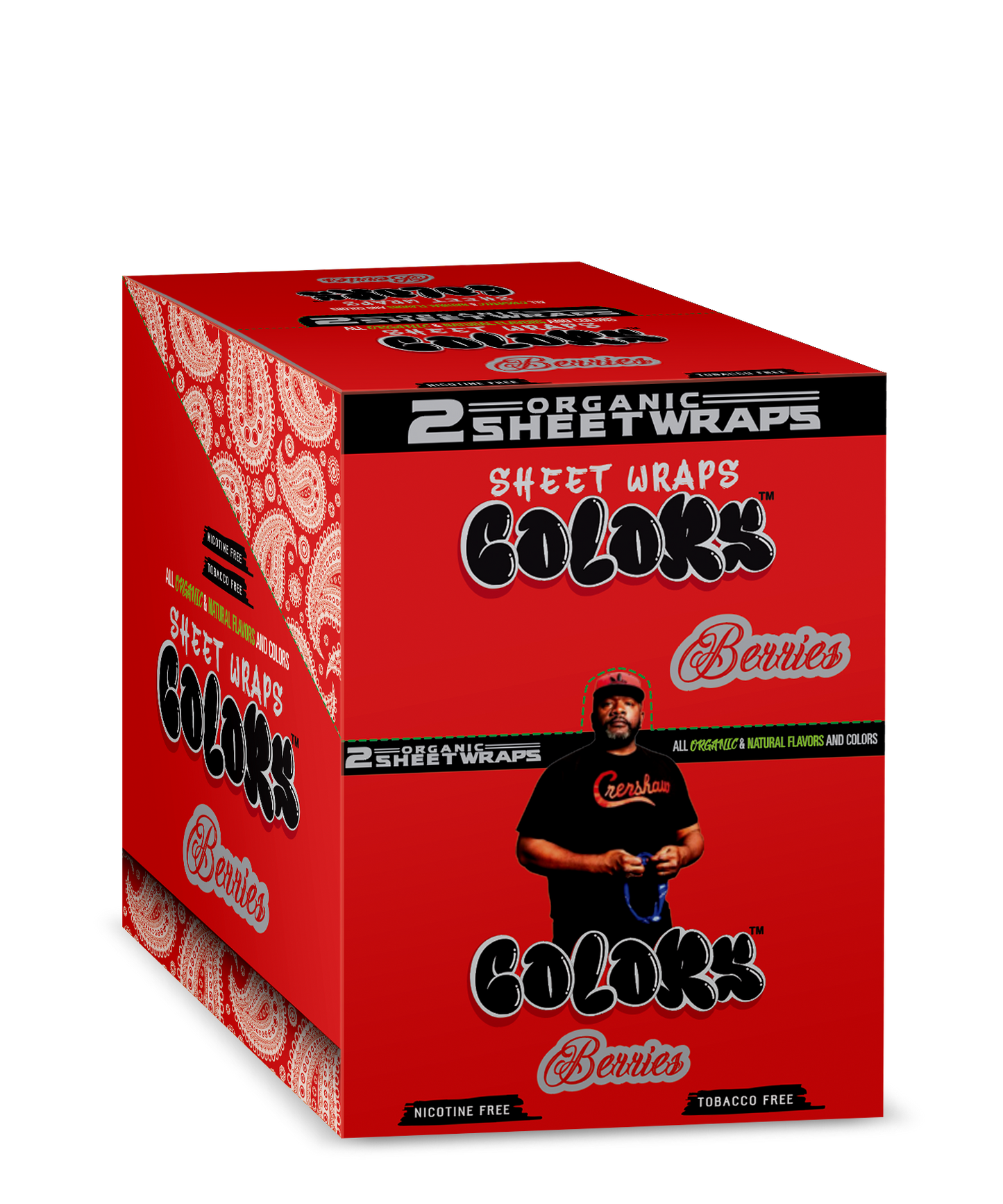 COLORS SHEET WRAPS- 2 PACK