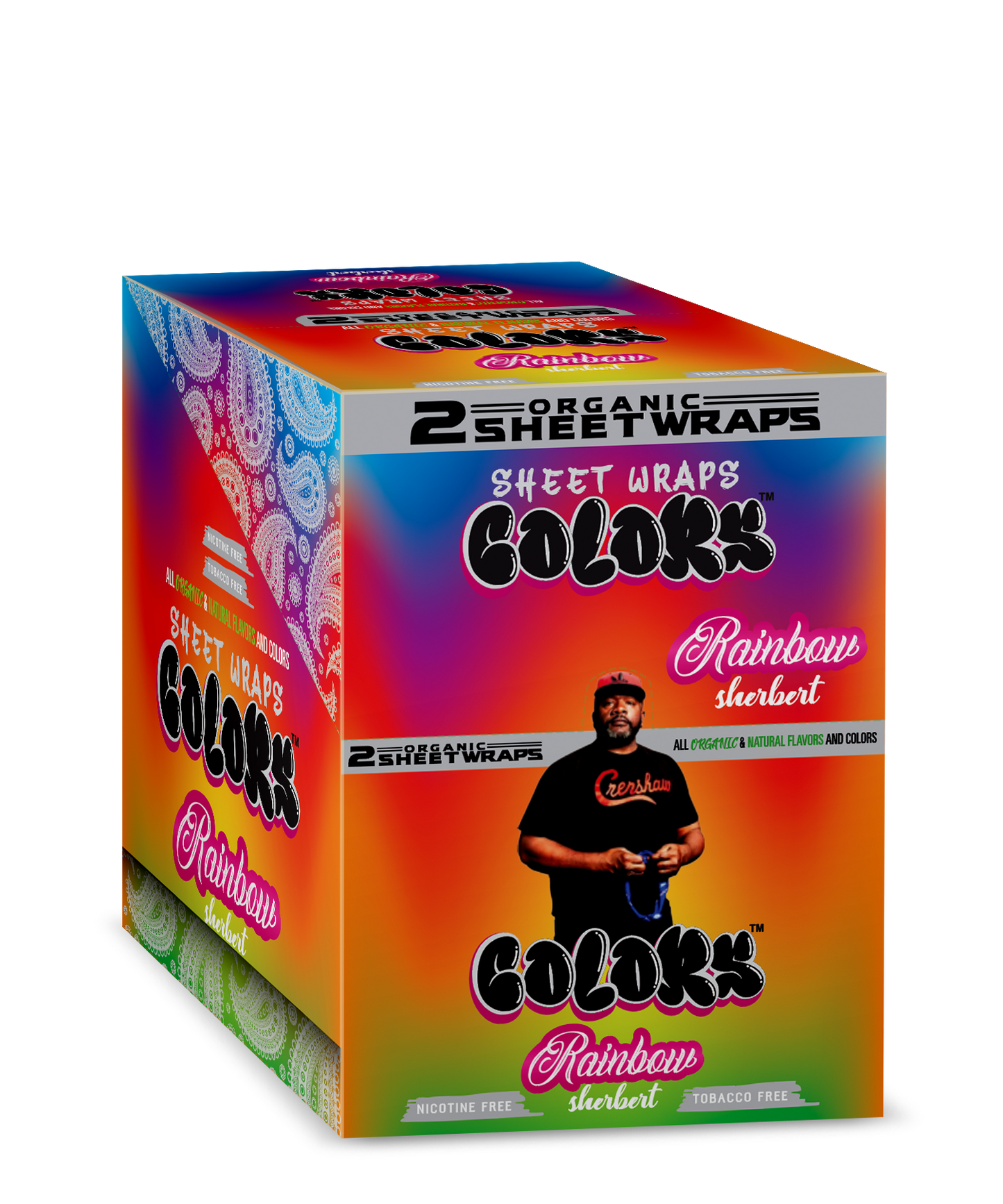 COLORS SHEET WRAPS- 2 PACK